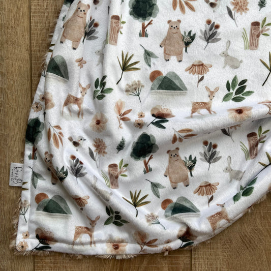 Baby Blanket - Woodland Animals