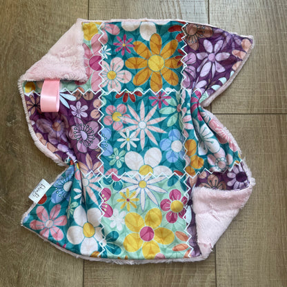 Lovey - Bright and Colorful Floral Patchwork w/ Blush