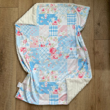 Pink and Blue Spring Patchwork