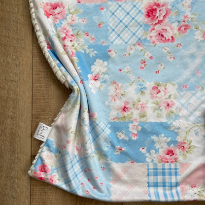 Pink and Blue Spring Patchwork