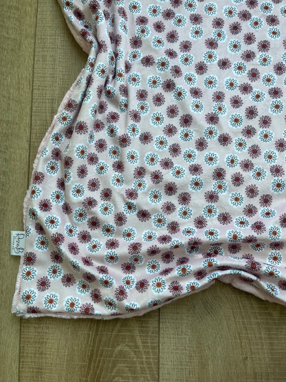 Baby Blanket - Floral Pink Daisy