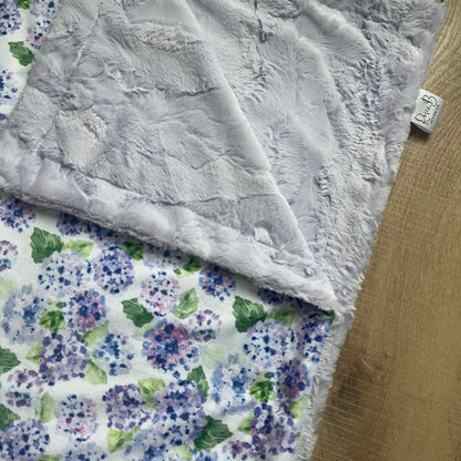 Kids Blanket - Purple Hydrangeas