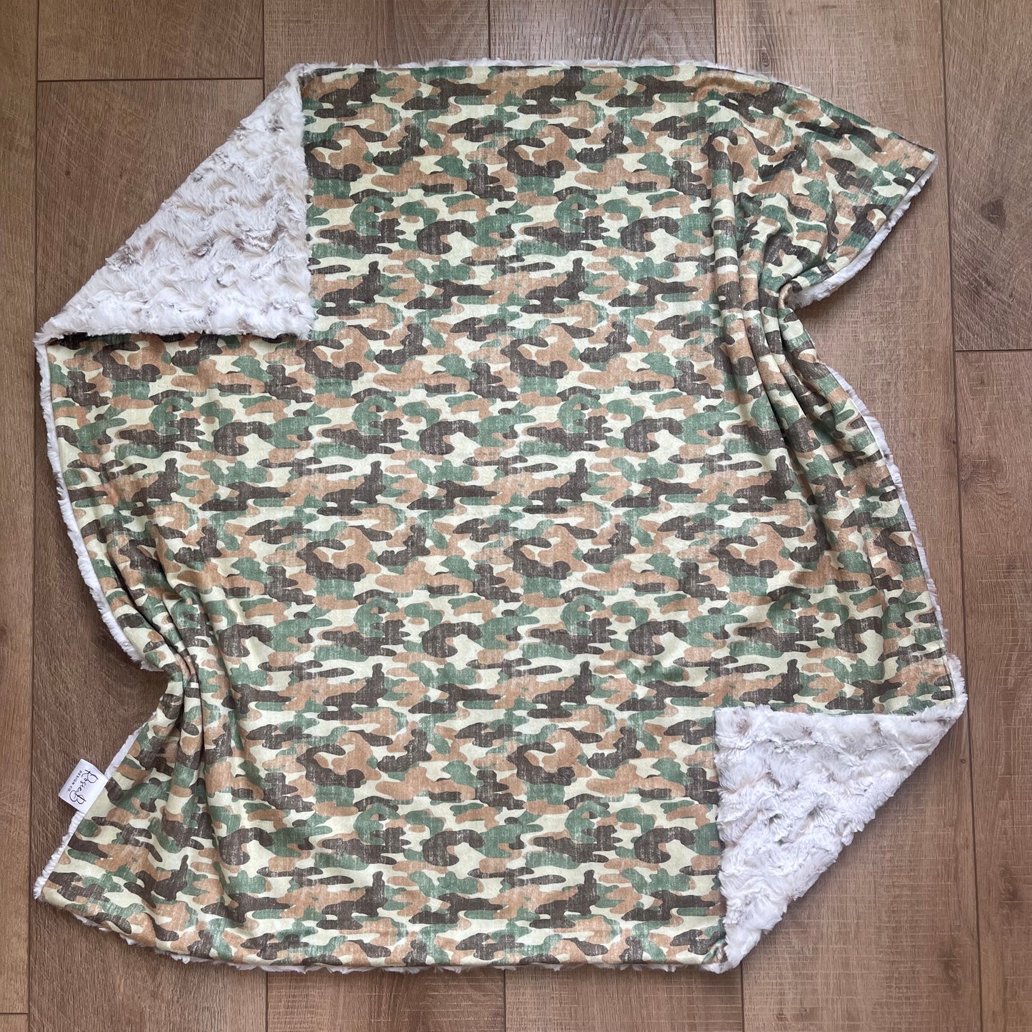 Baby / Toddler Blanket - Distressed Camo