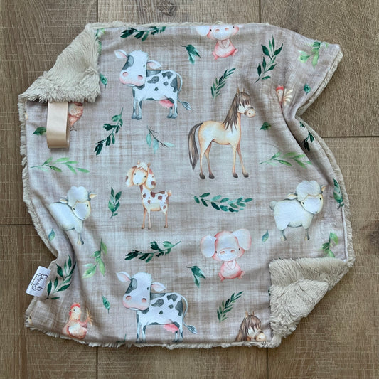 Lovey - Farm Animals Linen