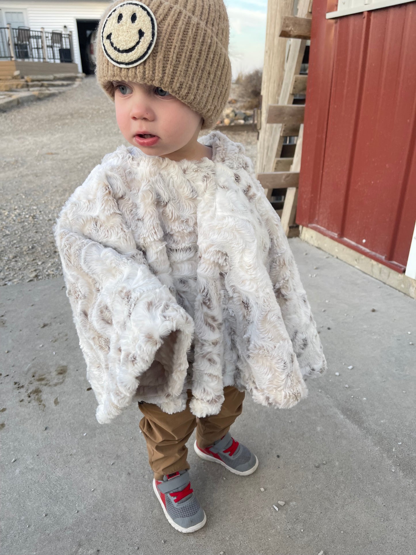 Minky Poncho