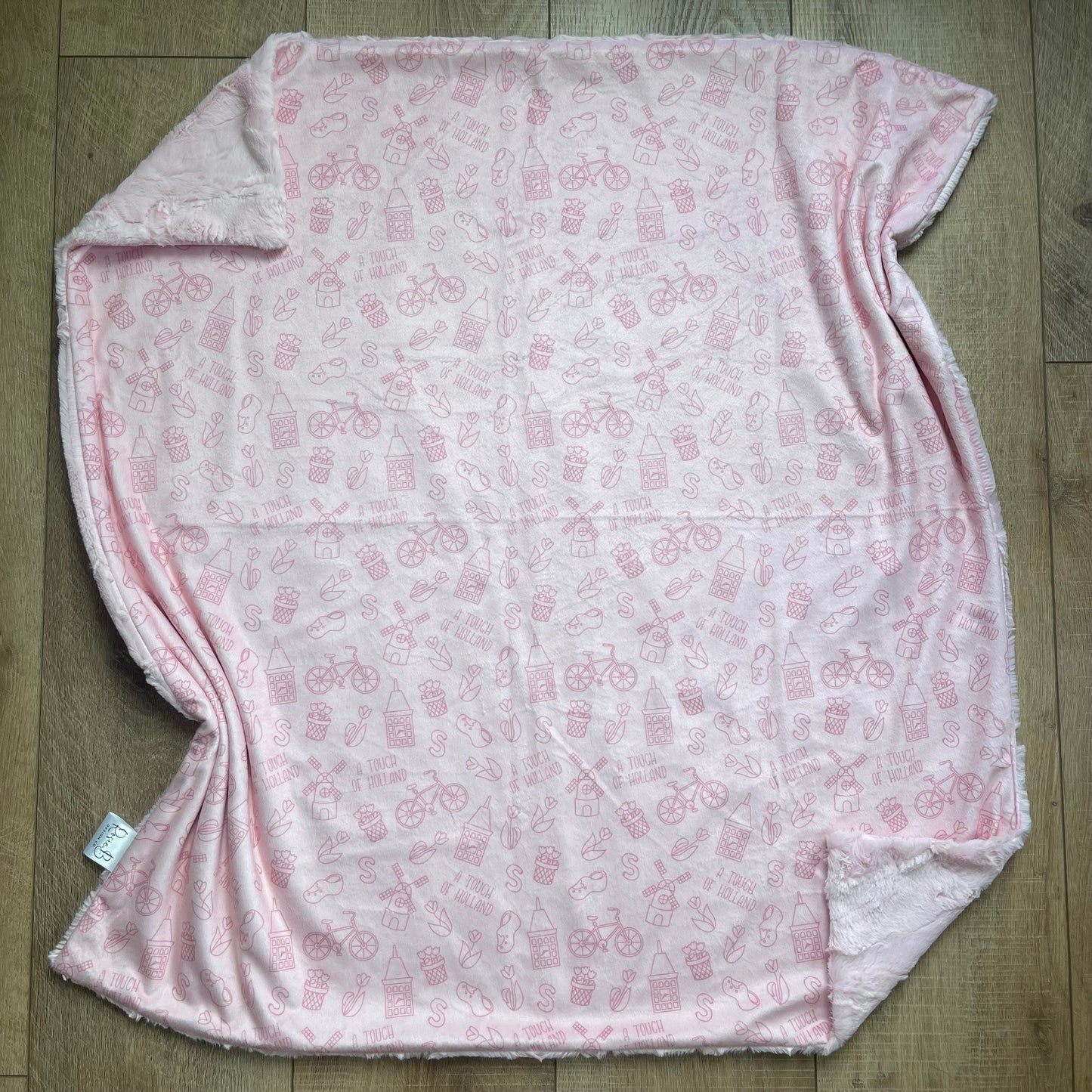 Baby / Toddler Blanket - Pink A Touch of Holland