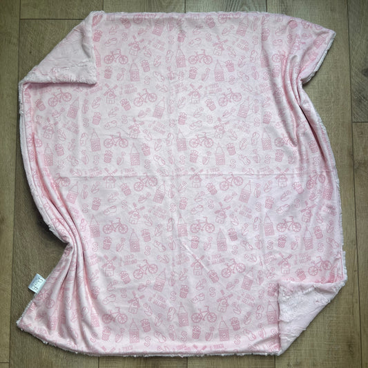 Baby / Toddler Blanket - Pink A Touch of Holland