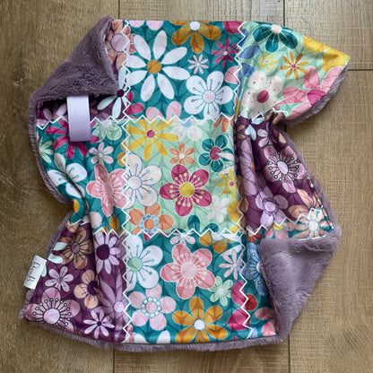 Lovey - Bright and Colorful Floral Patchwork w/ Elderberry
