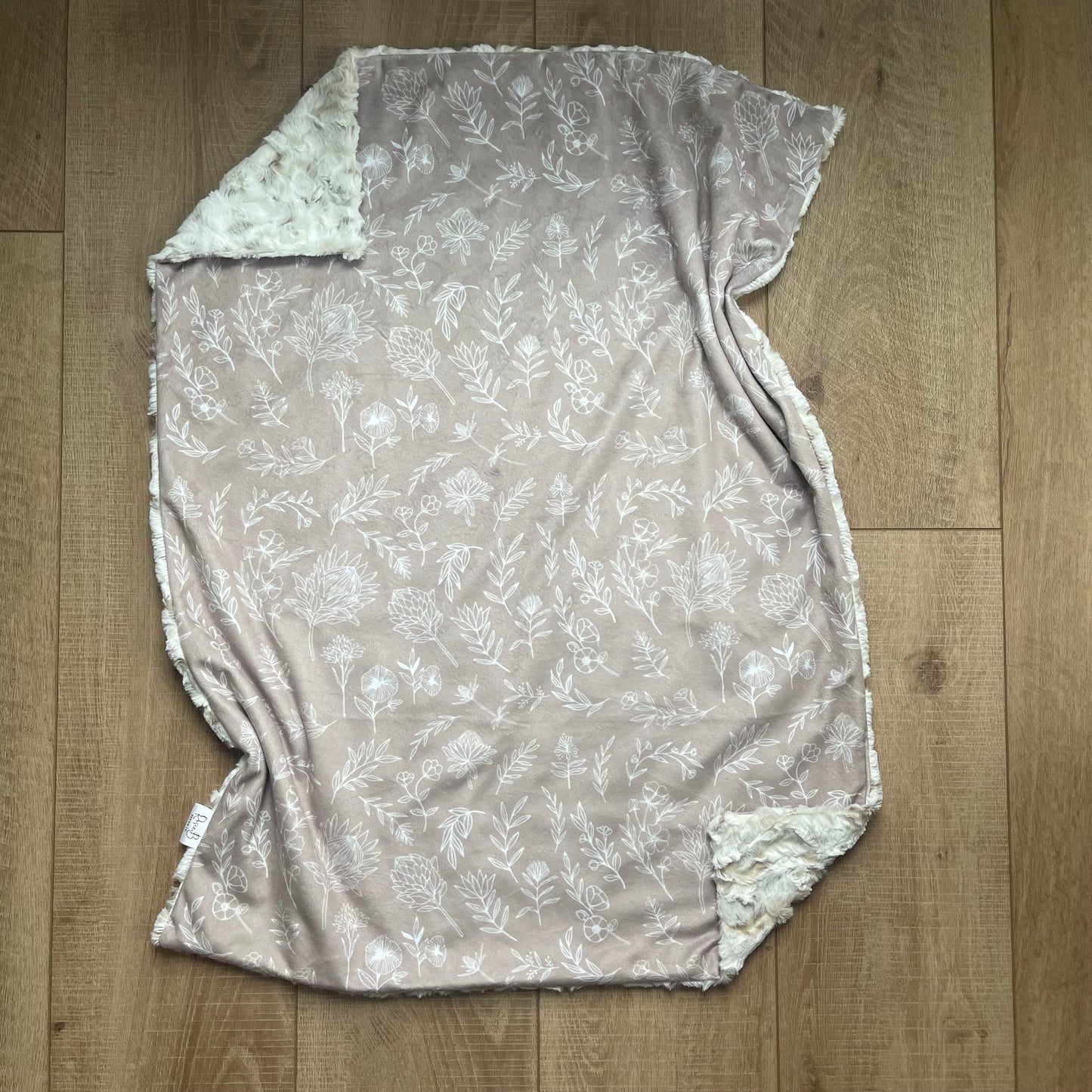 Newborn Baby Blanket - Taupe Tess