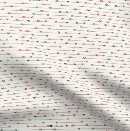 Red and Green Christmas Bows