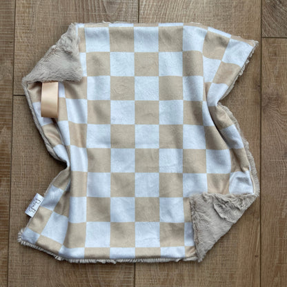 Lovey - Neutral Checkerboard