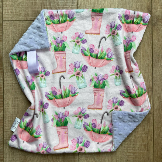 Lovey - Rainboot and Umbrella Tulips w/ Light Purple Dimple