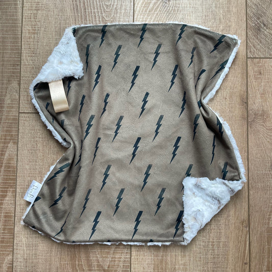 Lovey - Brown Lightning Bolt