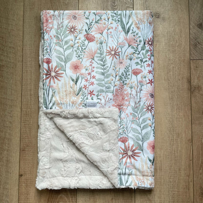 Kids Blanket - Pastel Florals