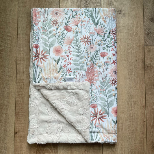 Kids Blanket - Pastel Florals