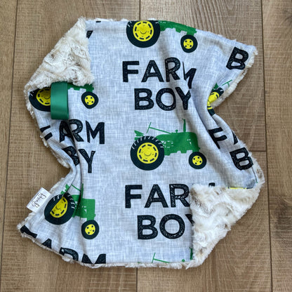 Lovey - Farm Boy w/ Green Tractors