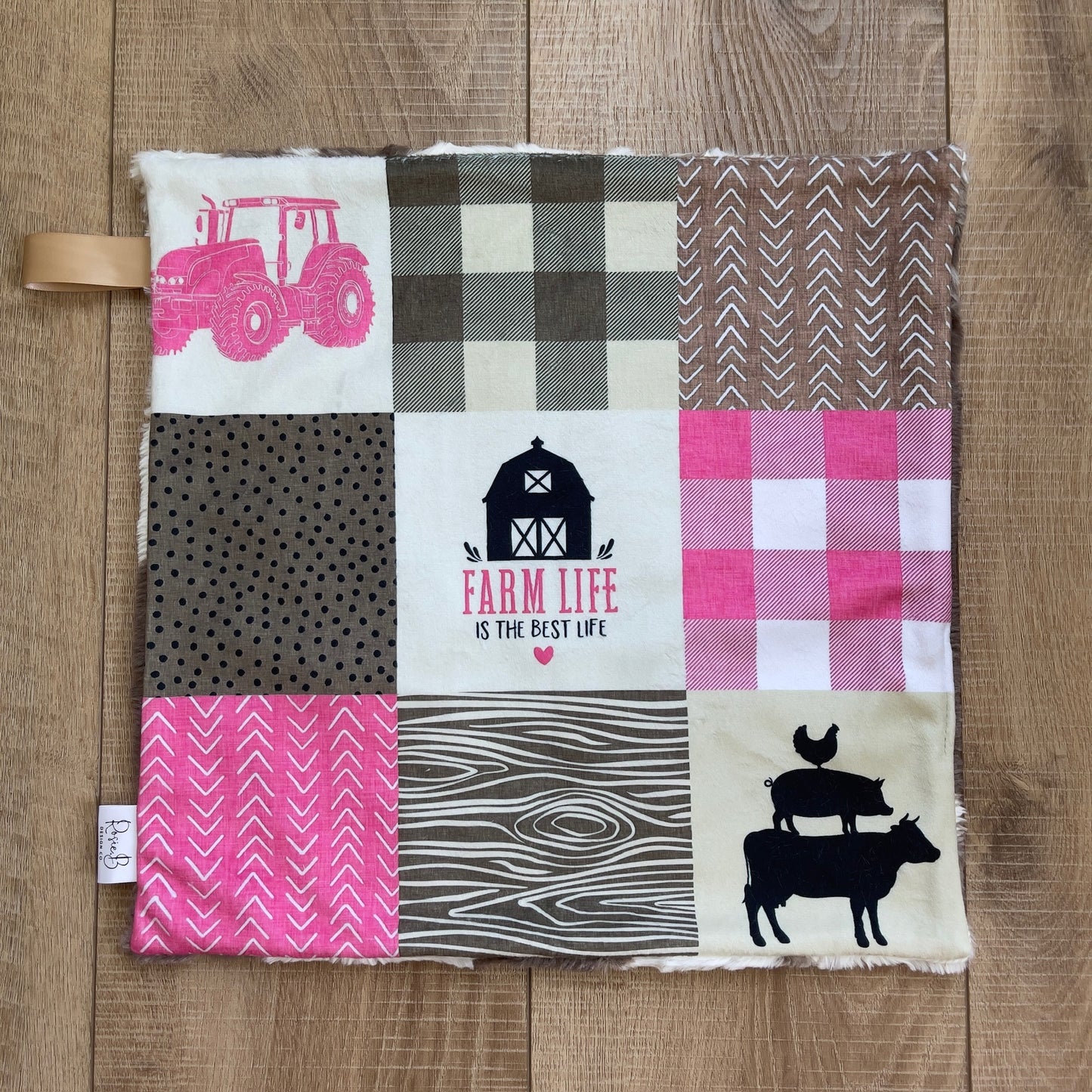 Farm Life Pink Patchwork