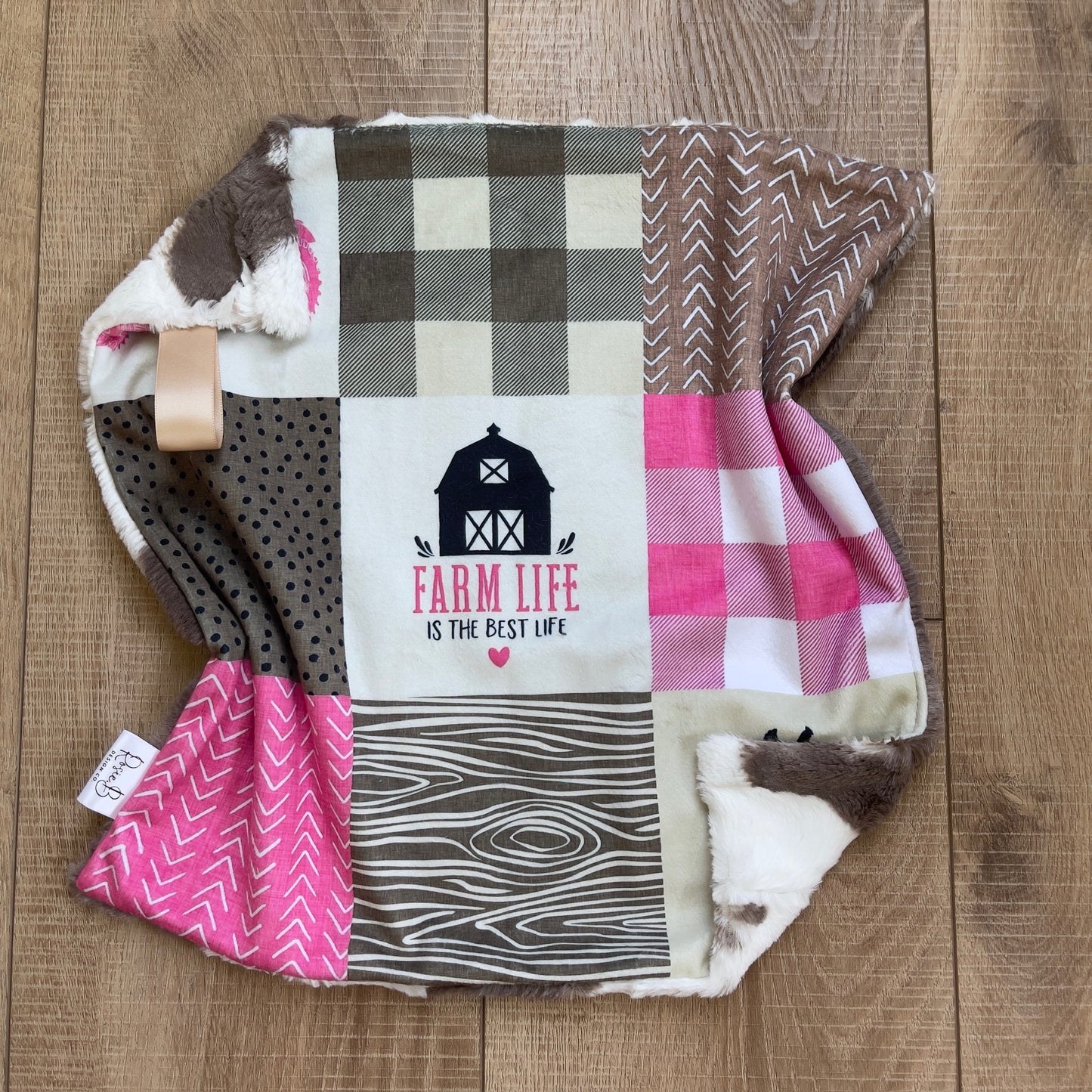 Farm Life Pink Patchwork