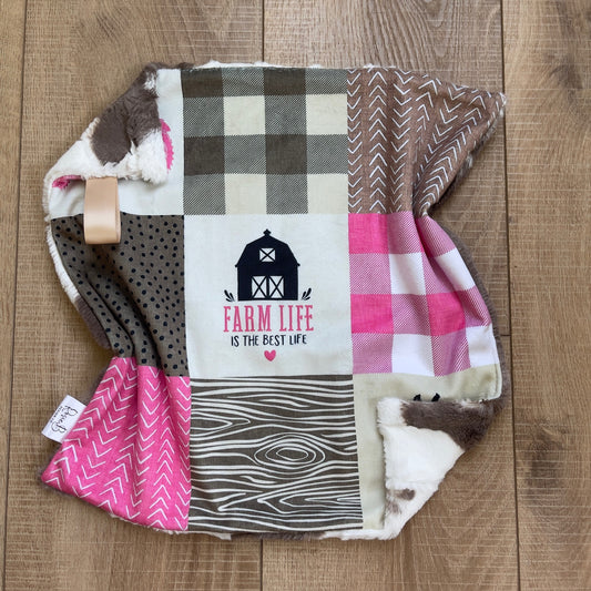 Farm Life Pink Patchwork