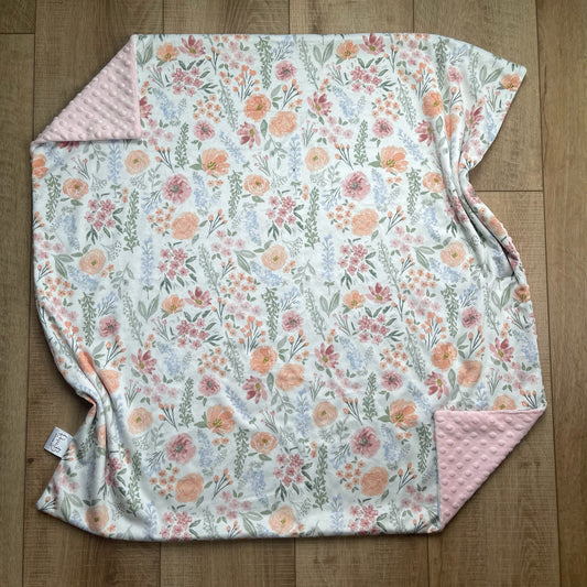 Baby Blanket - Pastel Florals