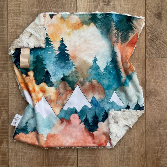 Lovey - Watercolor Mountains