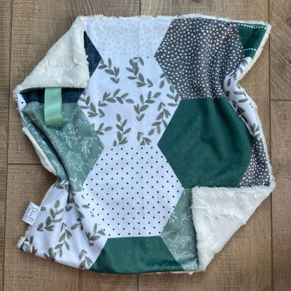 Lovey - Green Hexagon Prints