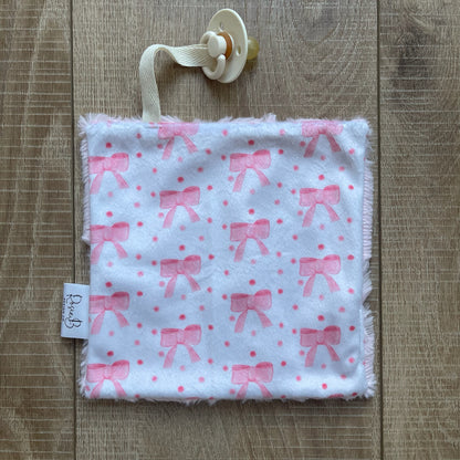 Paci Pal - Small Pink Bows