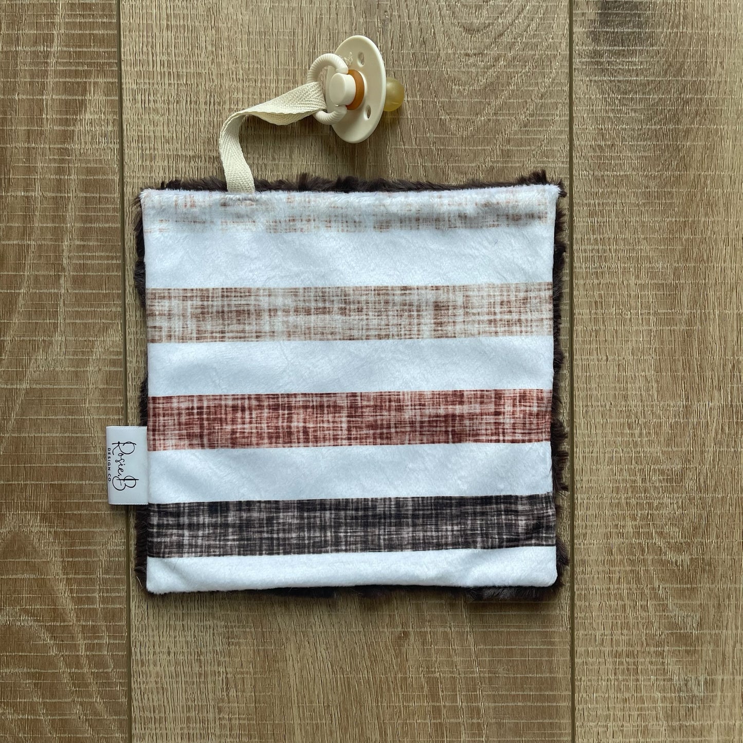 Paci Pal - Linen Stripes Spice