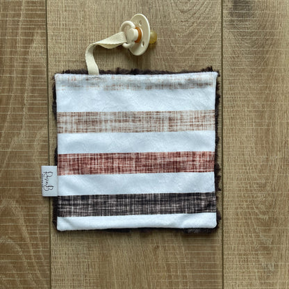 Paci Pal - Linen Stripes Spice
