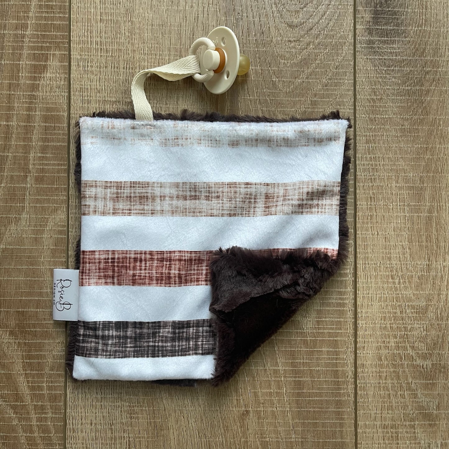 Paci Pal - Linen Stripes Spice