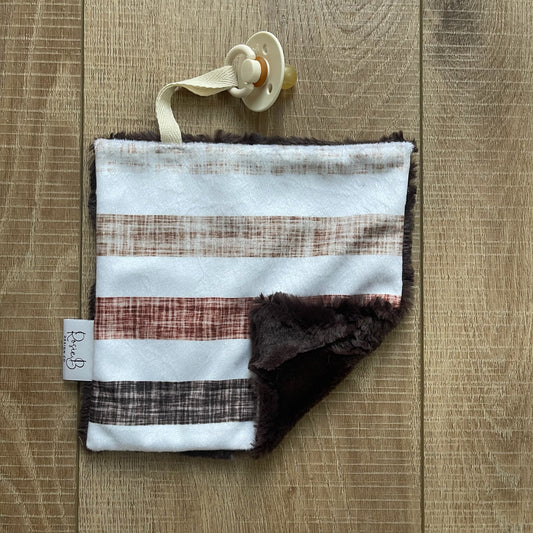 Paci Pal - Linen Stripes Spice