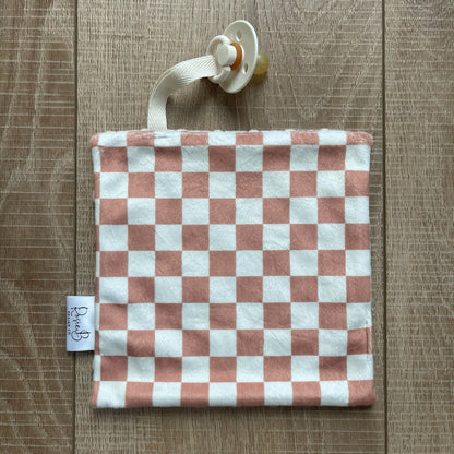 Paci Pal - Opal Checkerboard