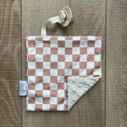 Paci Pal - Opal Checkerboard