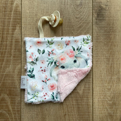 Paci Pal - Elephant Pink Floral