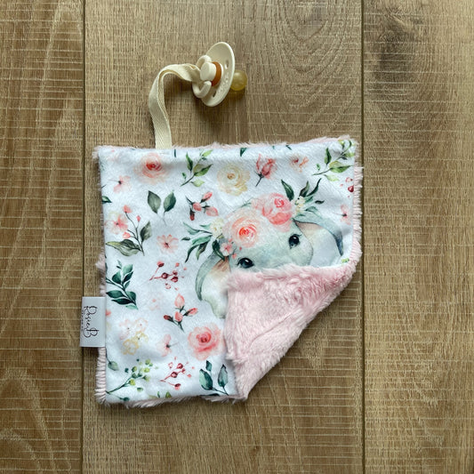 Paci Pal - Elephant Pink Floral