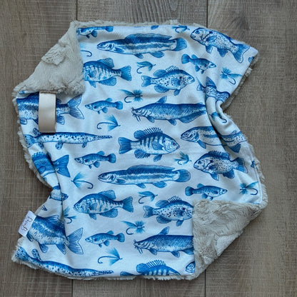 Blue Fish with Lures