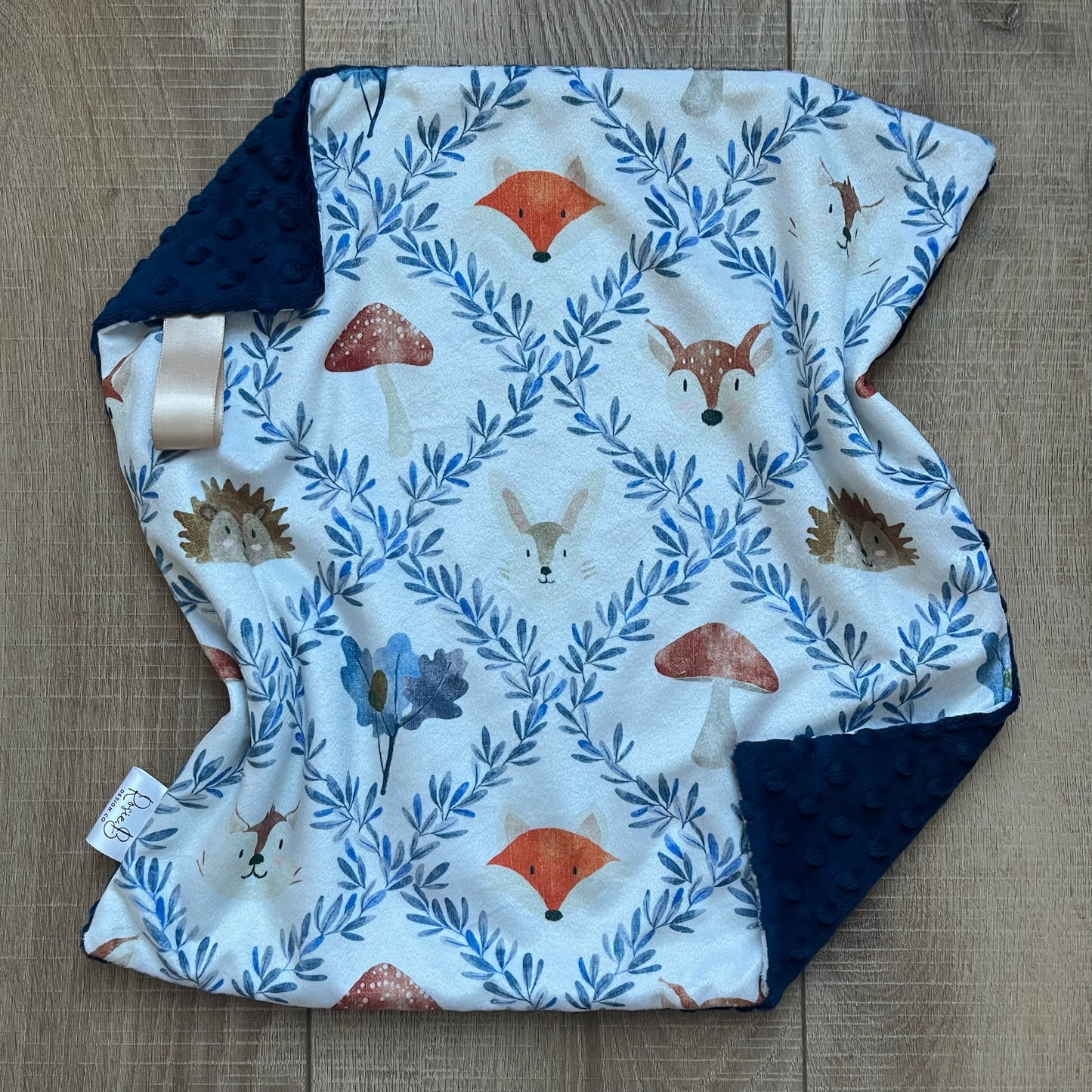 Woodland Animals Blue