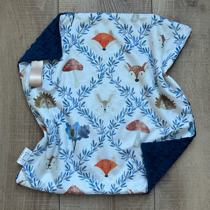 Woodland Animals Blue