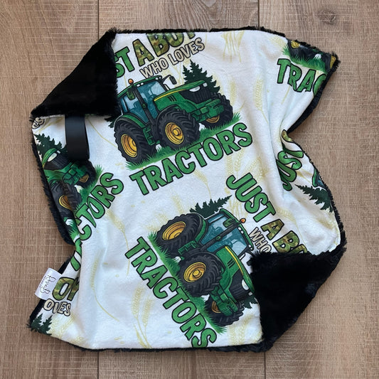 Lovey - Just A Boy Who Loves Tractors w/ Luxe Black