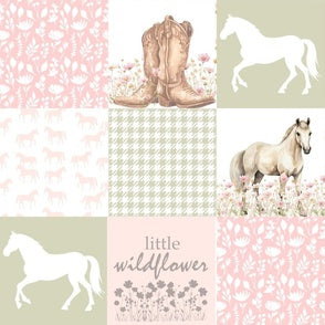 Light Pink Wild Horse Patchwork