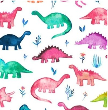 Bright and Colorful Dinosaurs