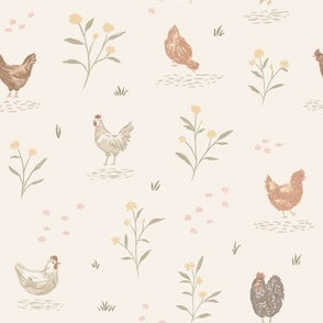 Vintage Chickens
