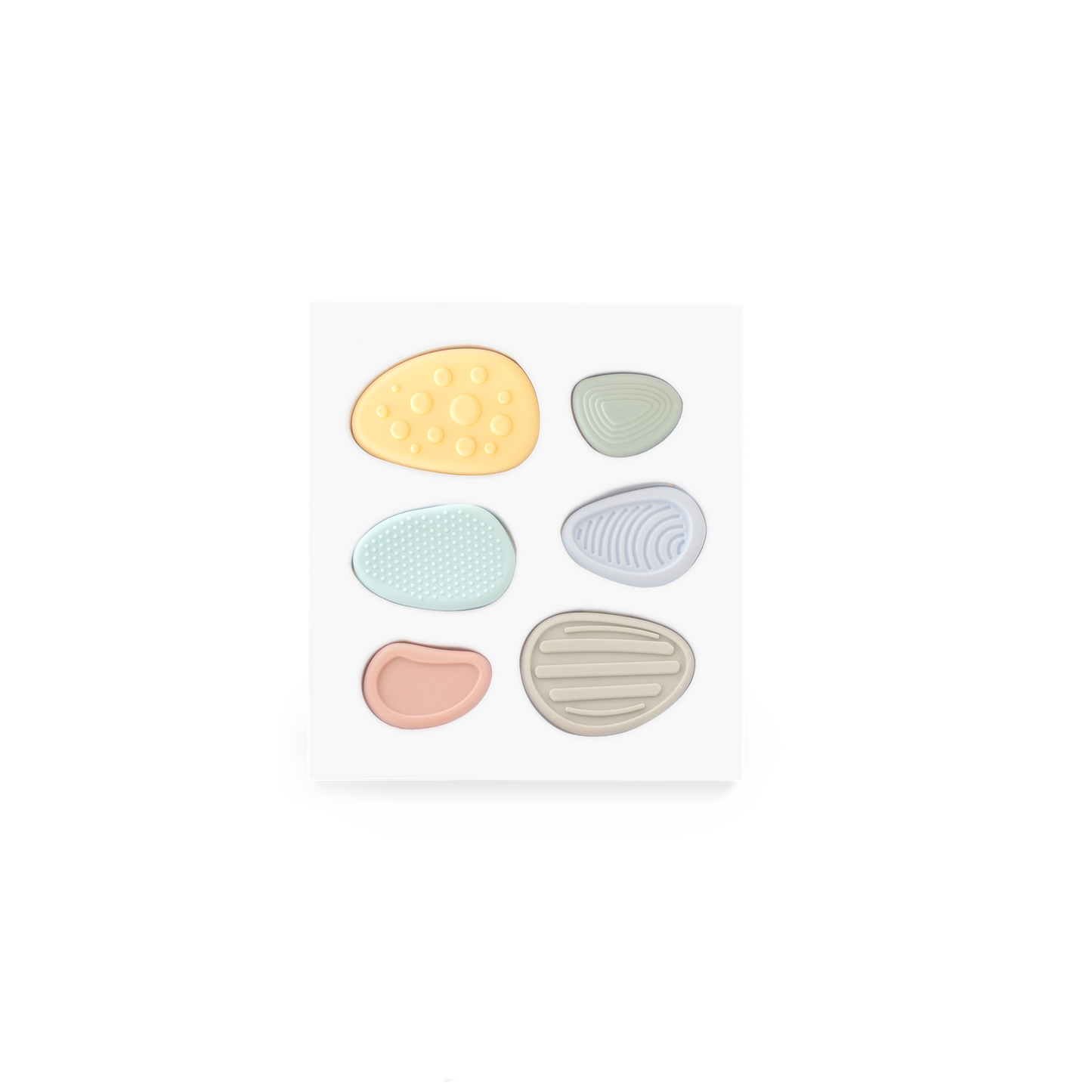 Worry Stones for Kids – Sensory Fidget Set (6 Pack)