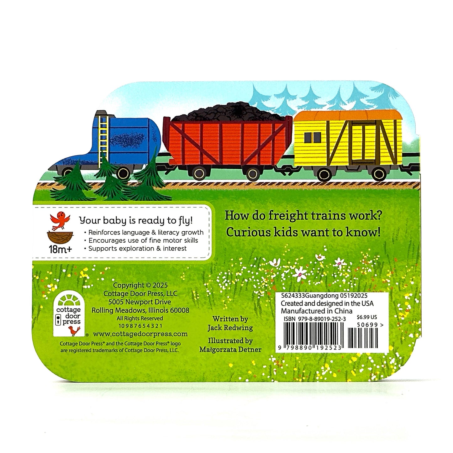 How Freight Trains Work Vehicle Shaped Board Book