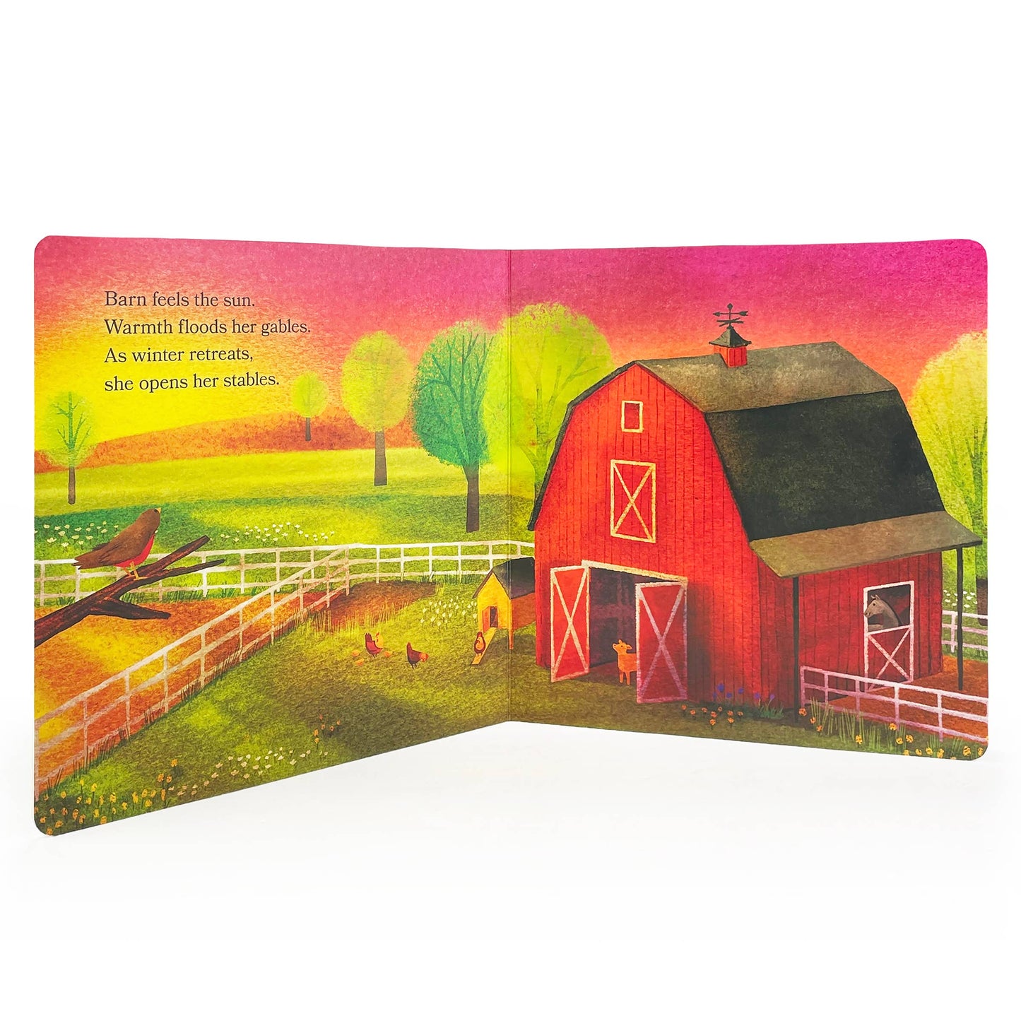 Barn in Spring: Out to Explore on the Farm Board Book