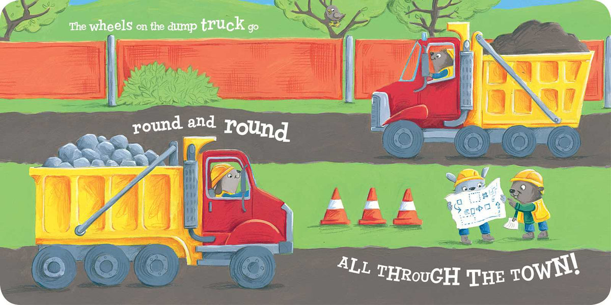 Wheels on the Dump Truck by Jeffrey Burton: Board Books; 16 pages / English