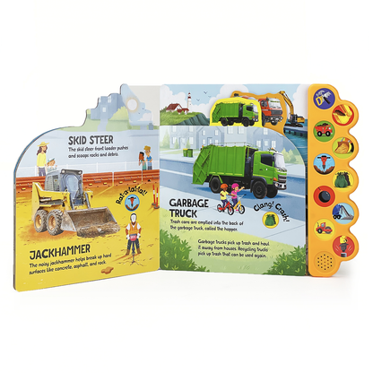 Dig It! Dump It! Build It! Construction 10-ButtonSound Book