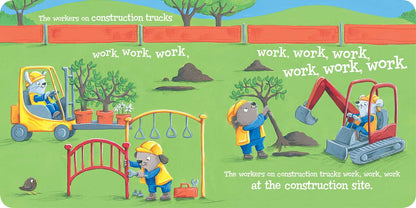 Wheels on the Dump Truck by Jeffrey Burton: Board Books; 16 pages / English