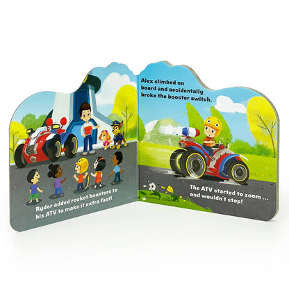 PAW Patrol Ruff-Ruff Rescue Tales Rolling Wheeled Book Set