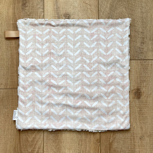 Beige Linen Herringbone Arrow